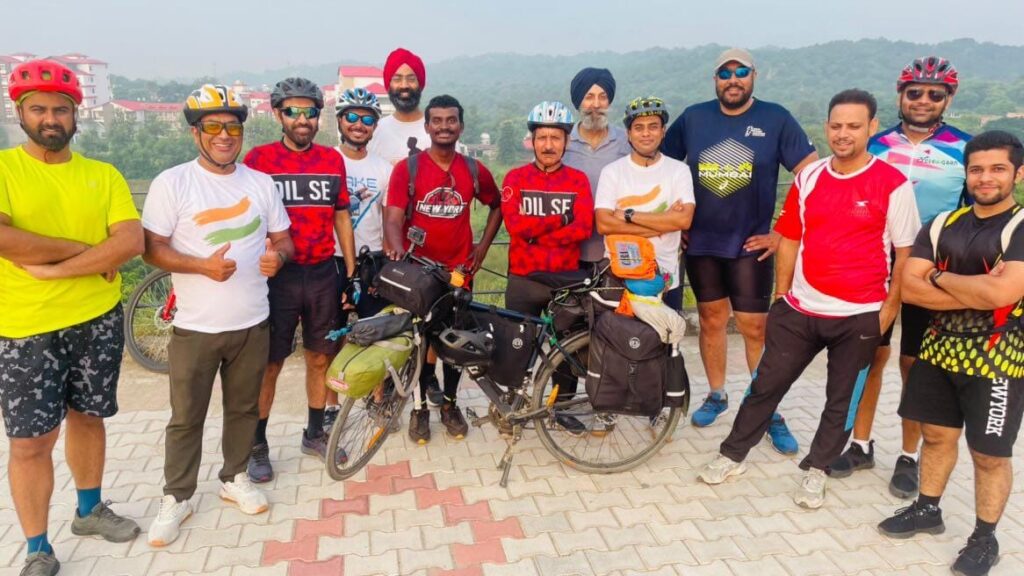 Dilse cyclist group in Chandigarh