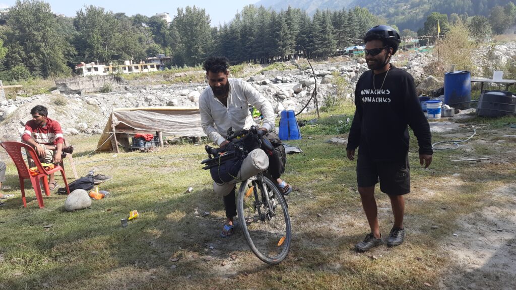 Truck drivers riding my bike