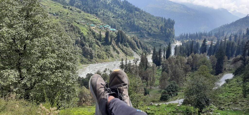 View of the valley amidst Beas